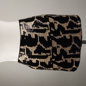 Anthropologie Sans Souci Sequin Mini Skirt Size Medium